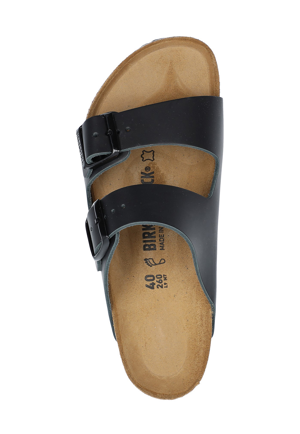 Sandalia Birkenstock Unisex Negro Arizona