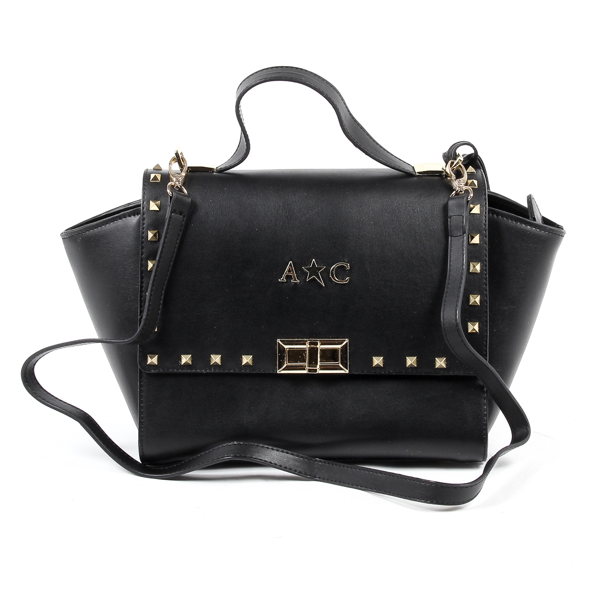 Bolso de mano Andrew Charles para mujer, color negro, JAIME