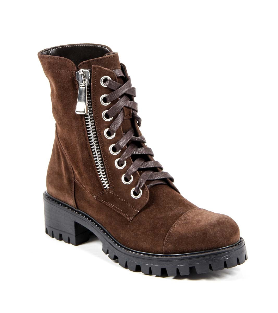 Bota corta para mujer V 1969 Italia B1476 VELOUR T. MORO