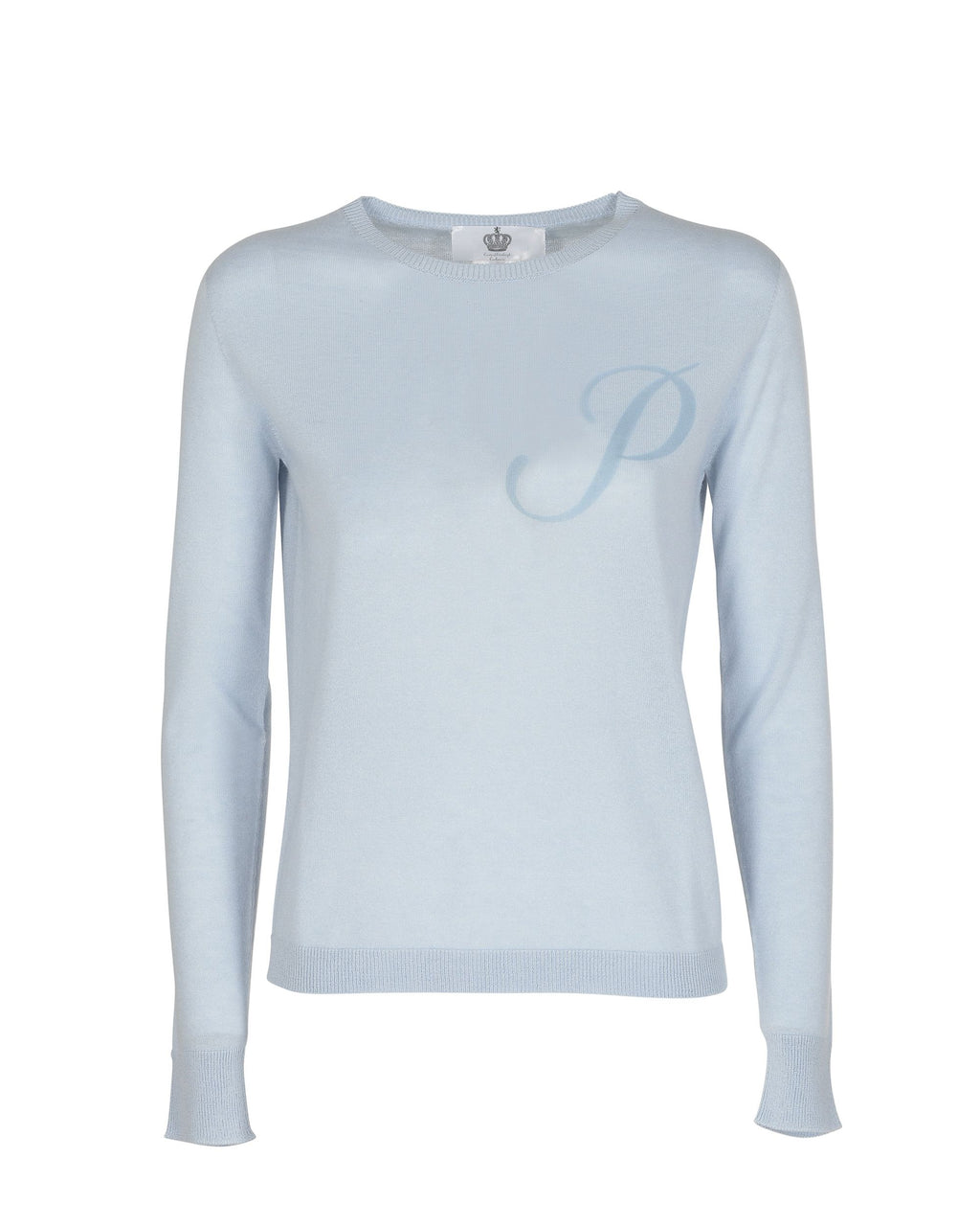 Dee Ocleppo Long Sleeve ART 004 LIGHT BLUE LETTER P