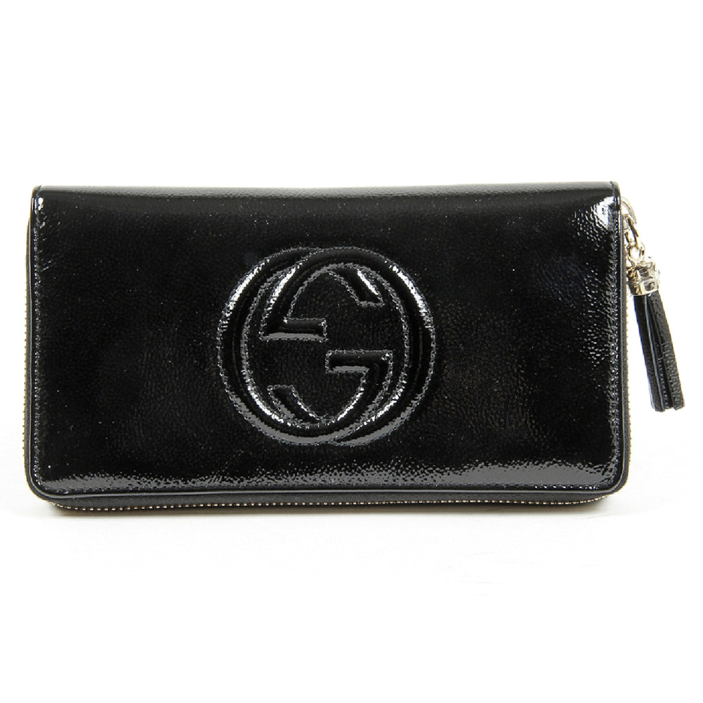 Monedero Gucci Soho de piel con cremallera para mujer