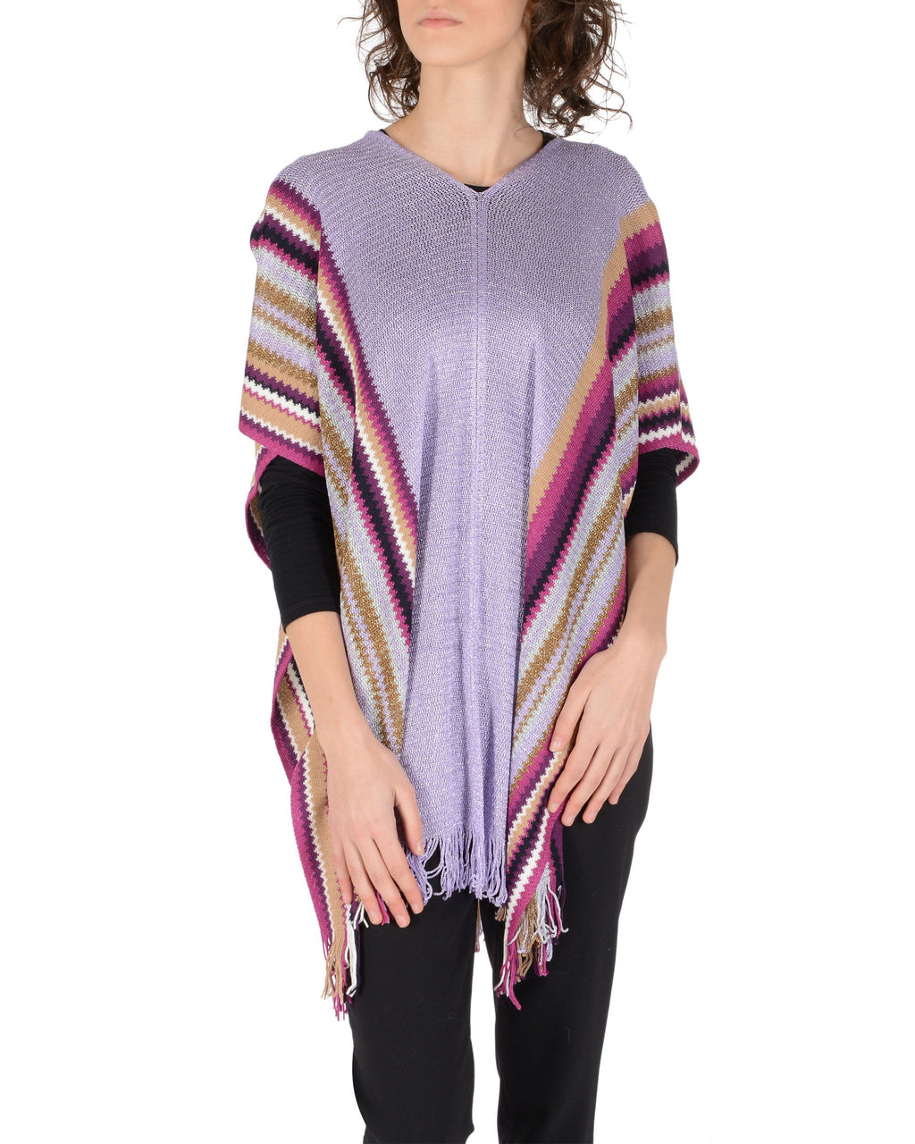 Poncho Missoni Mujer Multicolor POB5VMD63280001