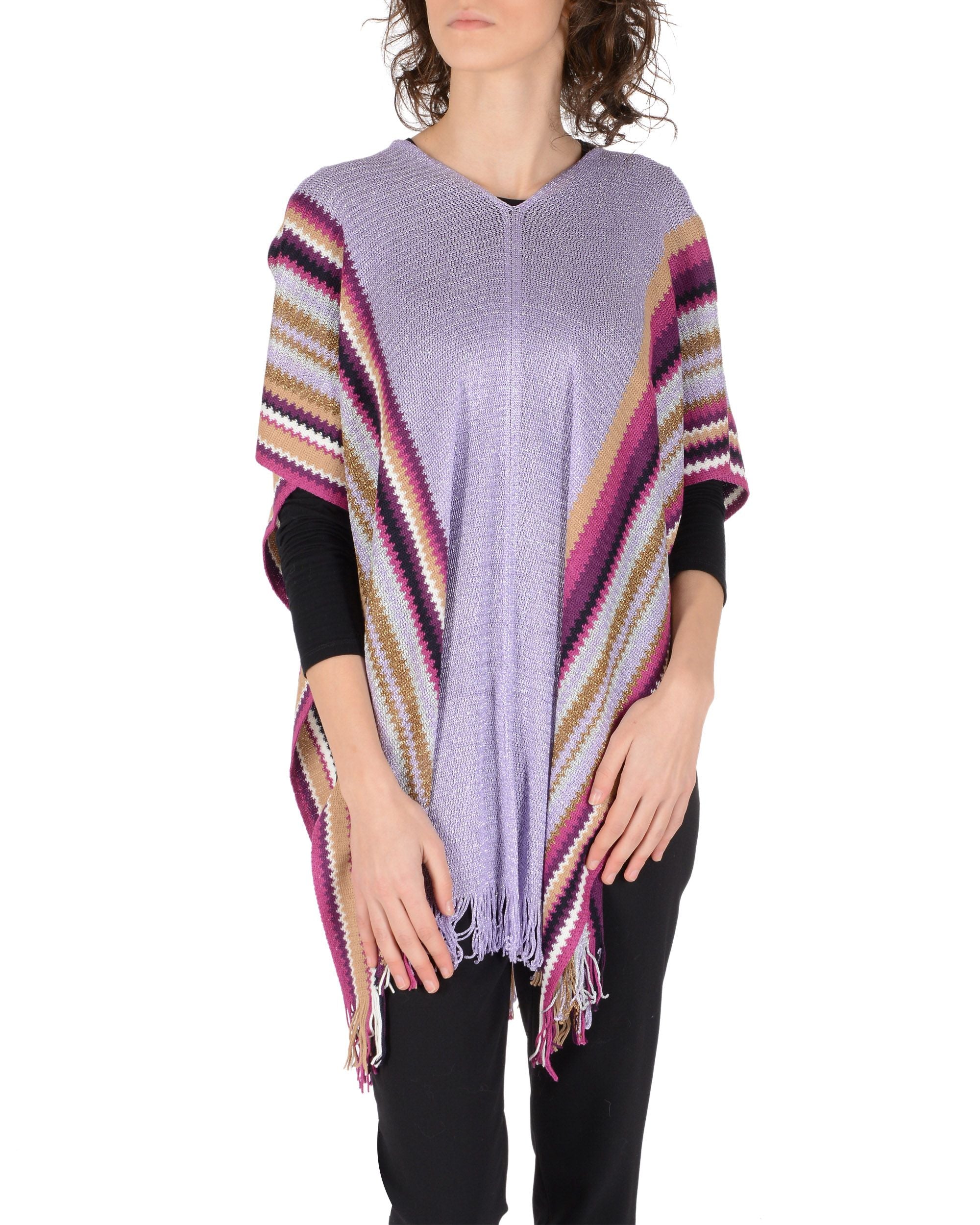 Poncho Missoni Mujer Multicolor POB5VMD63280001