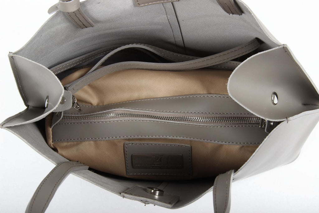 Bolso de mano para mujer V 1969 Italia V002 RUGA BEIGE
