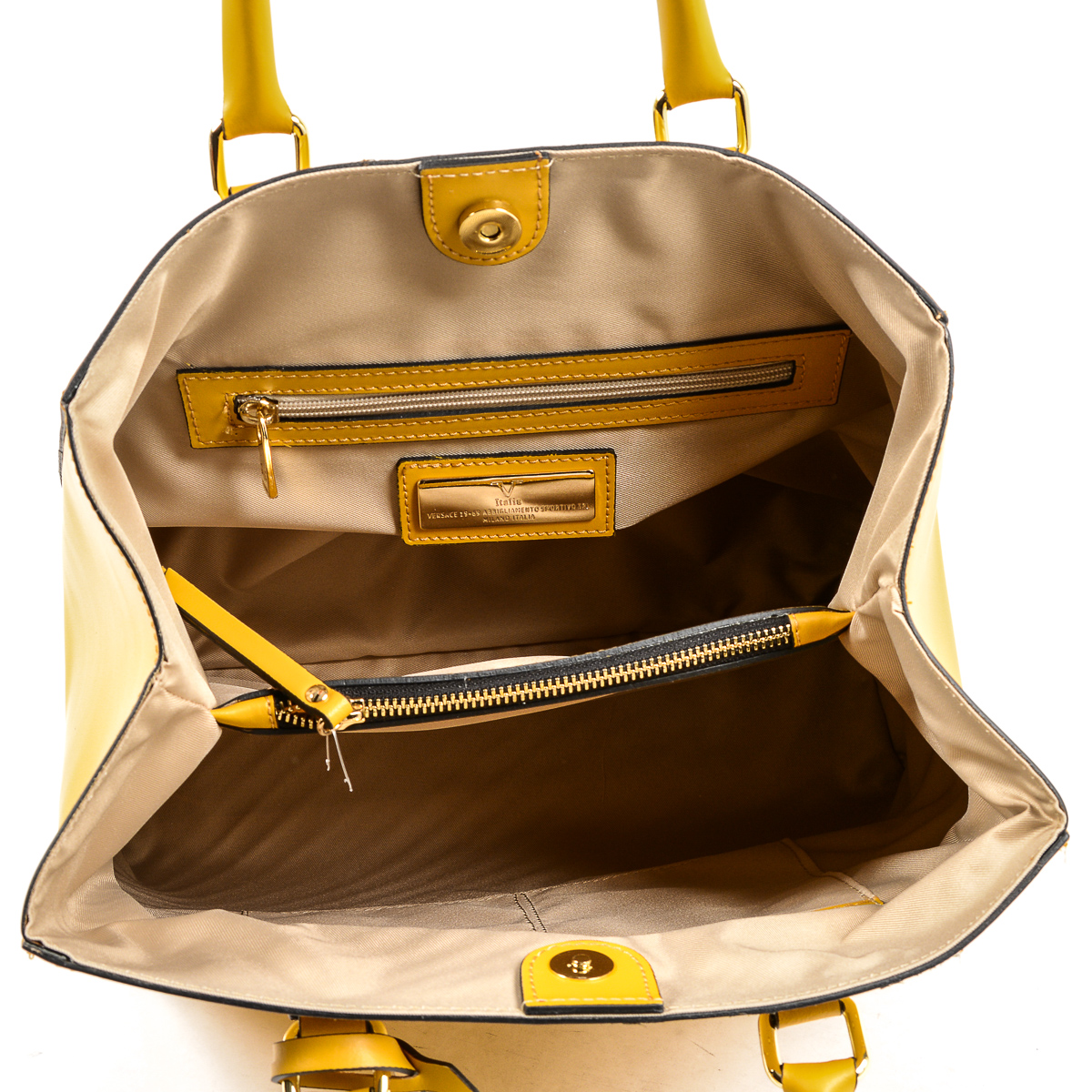 V 1969 Italia Womens Handbag Yellow CRETA