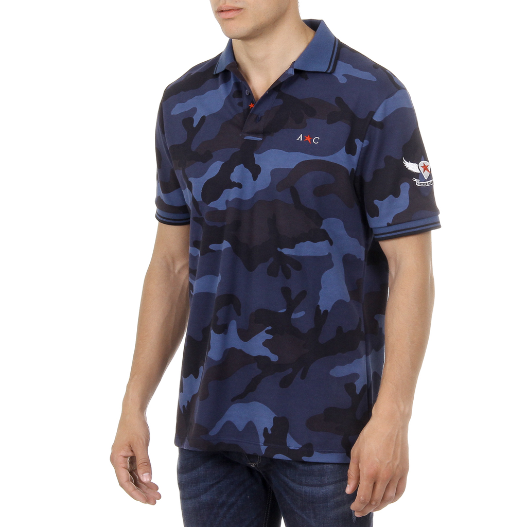 Polo Andrew Charles de manga corta para hombre, multicolor, STEVE