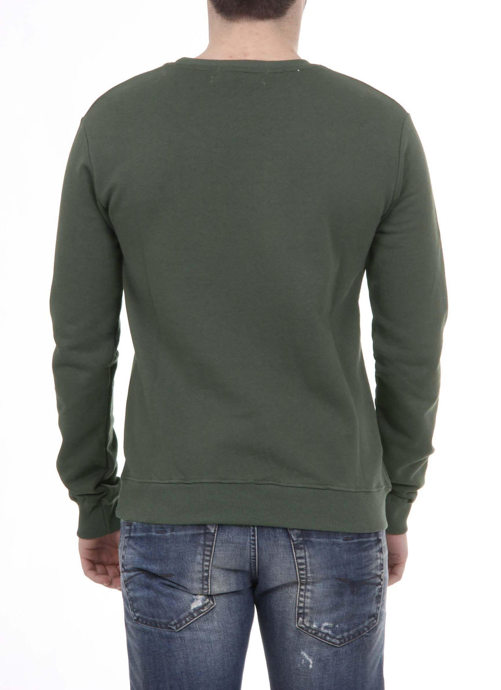 Suéter para hombre V 1969 Italia ART. 4469 VERDE MILITAR