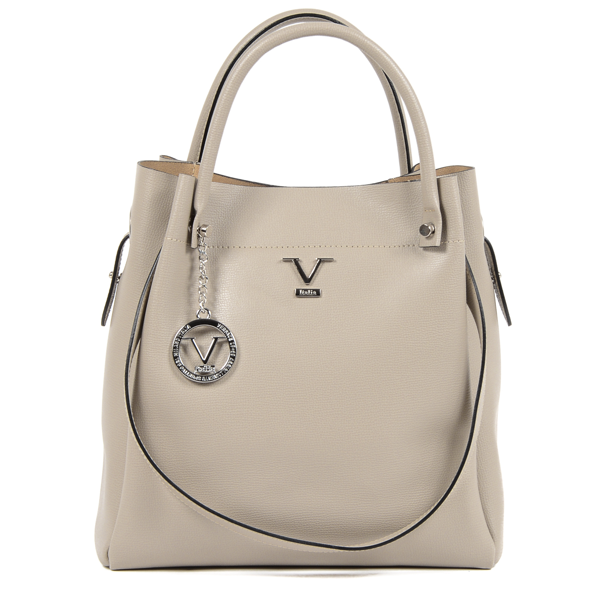 V 1969 Italia Bolso de mano para mujer Beige ALESSIA