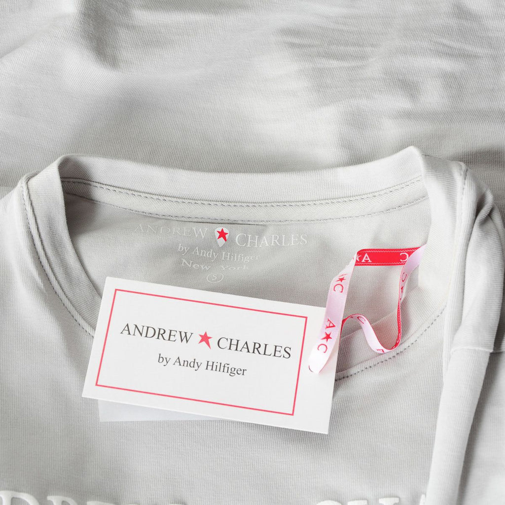 Camiseta para mujer Andrew Charles By Andy Hilfiger TS501 03 1002 TARANA GRIS CLARO S14