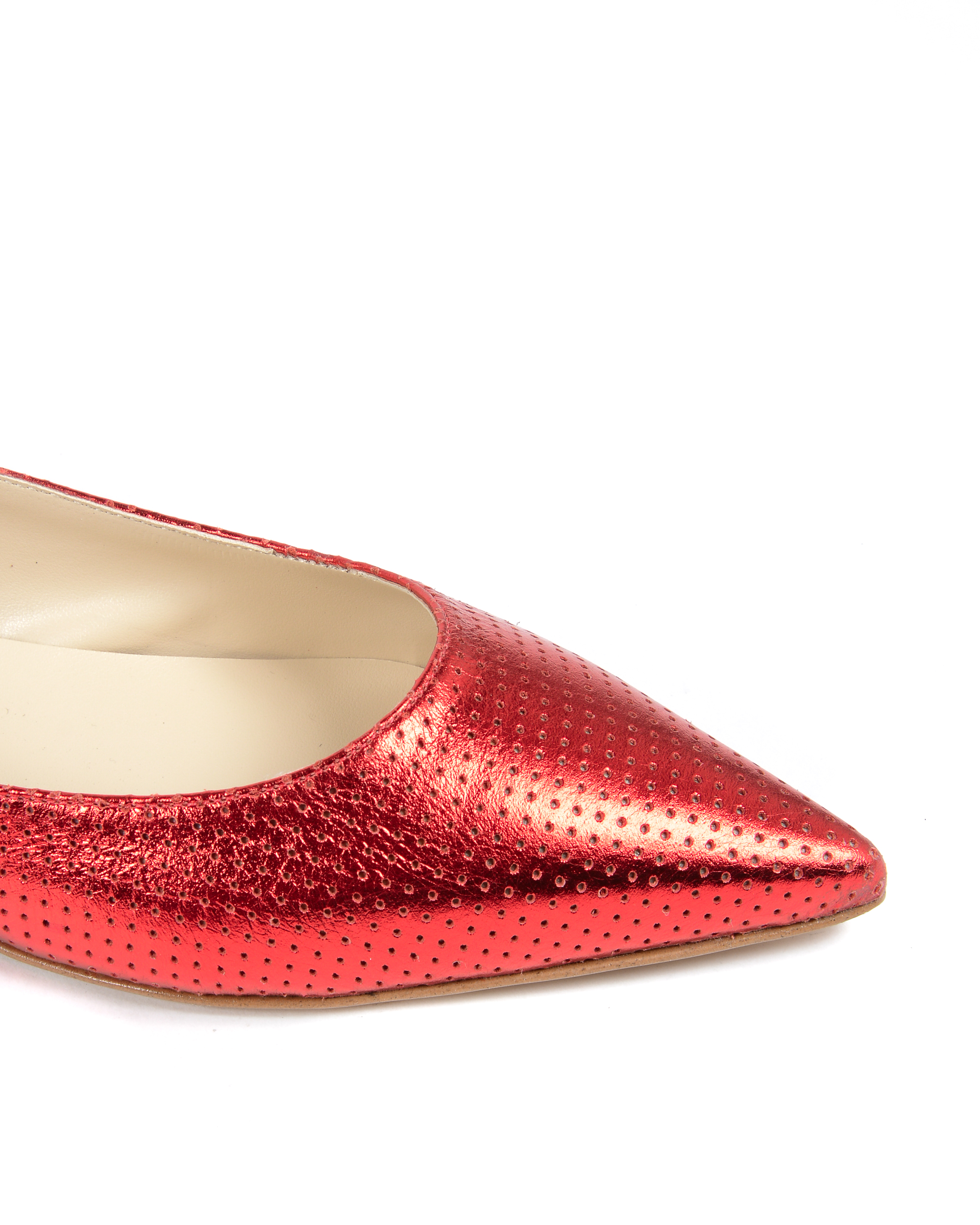 19V69 Italia Bailarina para mujer Lamè Rojo 4747 TRAF LAM ROSSO