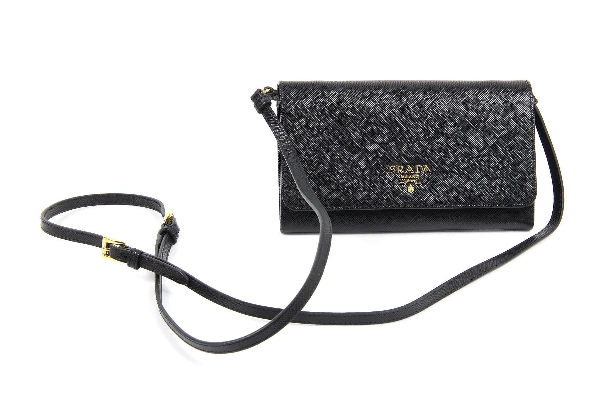Bolso de mano Prada 1MT437 Nero Saffiano Metal