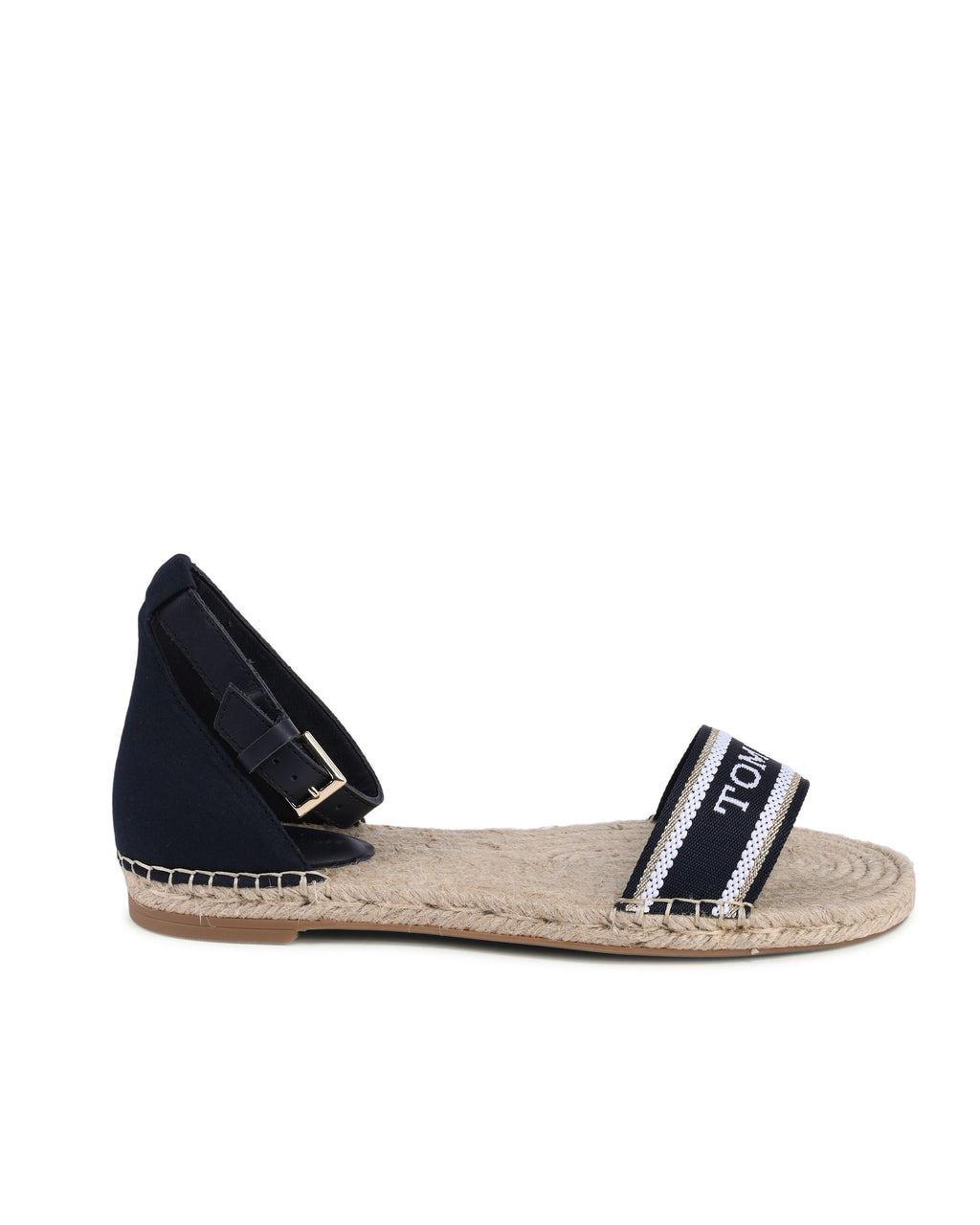 Tommy Hilfiger - Sandalias de cuña para mujer, color azul, FW0FW08047DW6