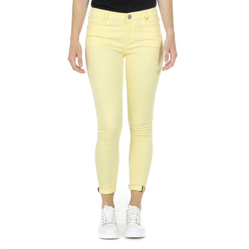 Pantalones Andrew Charles para mujer amarillos CLAIRE