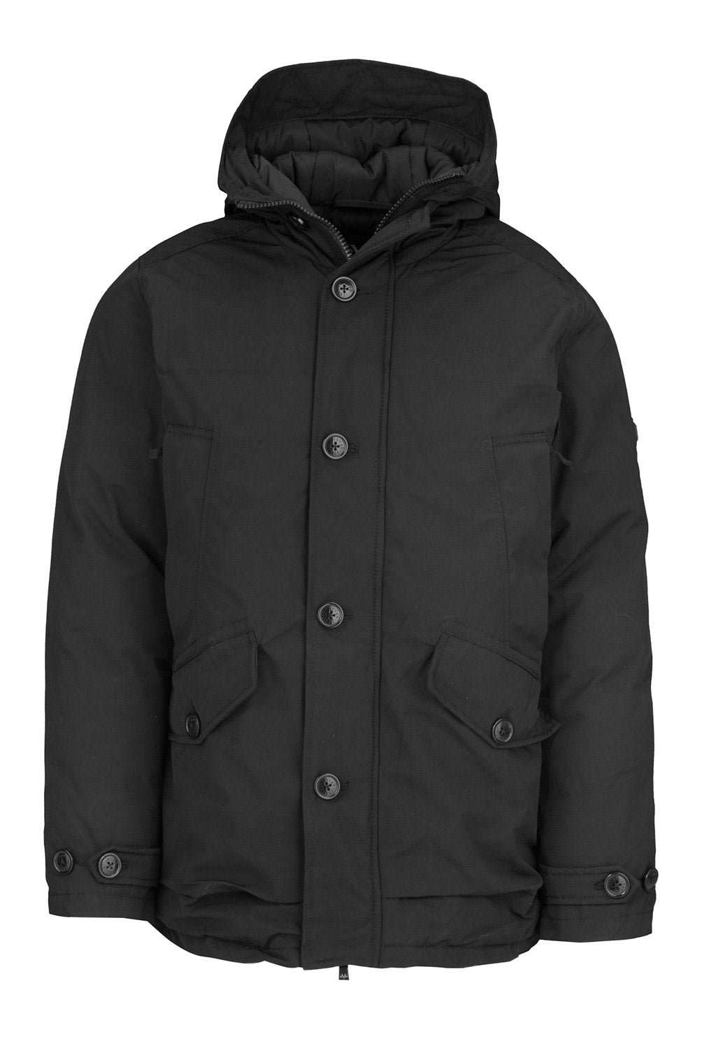 19V69 Italia Chaqueta de hombre negra FABRIZIO BLACK