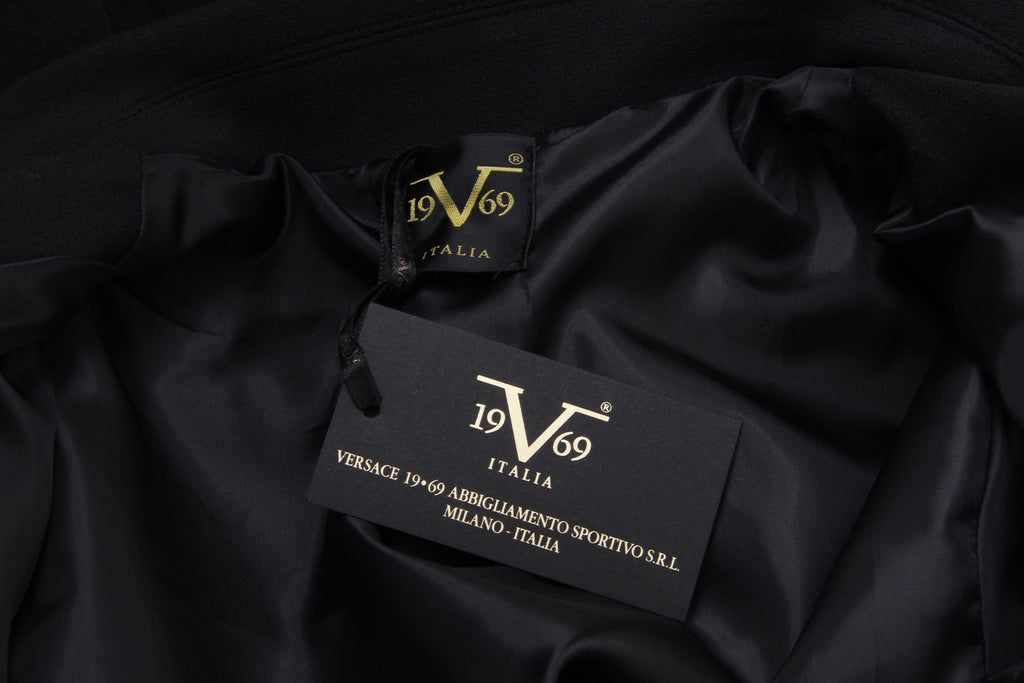 Abrigo Mujer V 1969 Italia CAPPOTTO VESTAGLIA TESS. SUPERDUQUE NERÓN