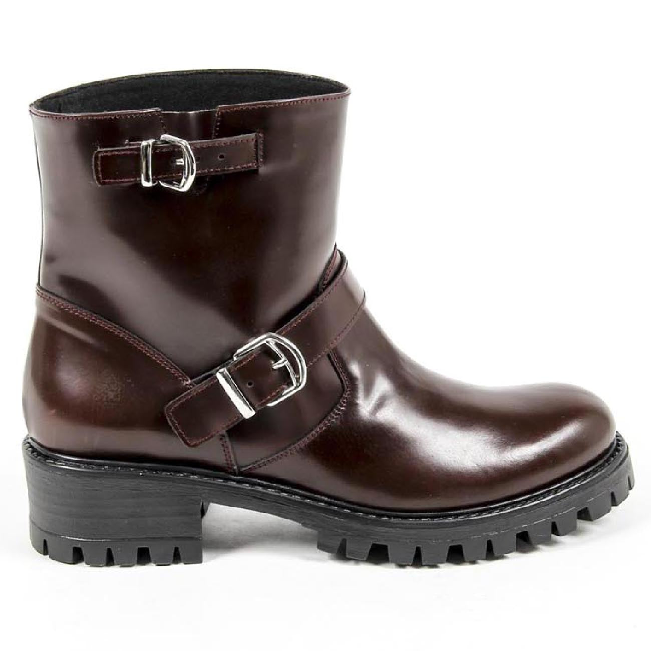 V 1969 Italia Bota corta para mujer B1441 AMALFI MORBIDO BORDEAUX