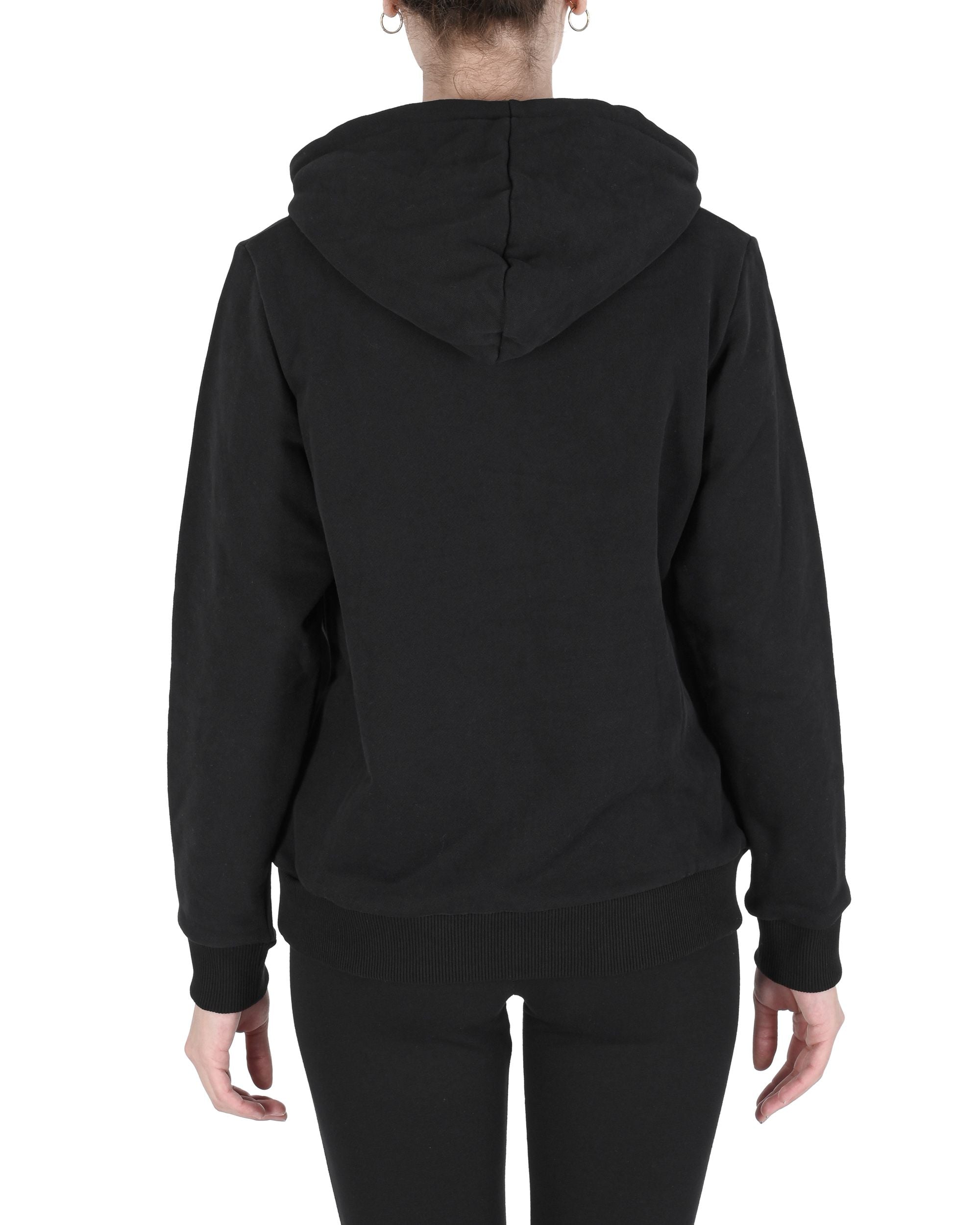 Sudadera con capucha para mujer 19V69 Italia ZEBIE BLACK