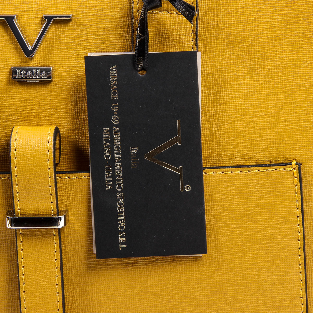 Bolso de mano para mujer V 1969 Italia V006-S SAFFIANO SENAPE