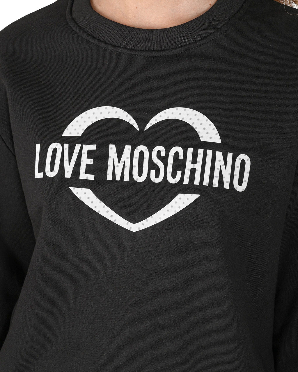 Sudadera Love Moschino para mujer W 6 306 55 M 4055 C74 NEGRO