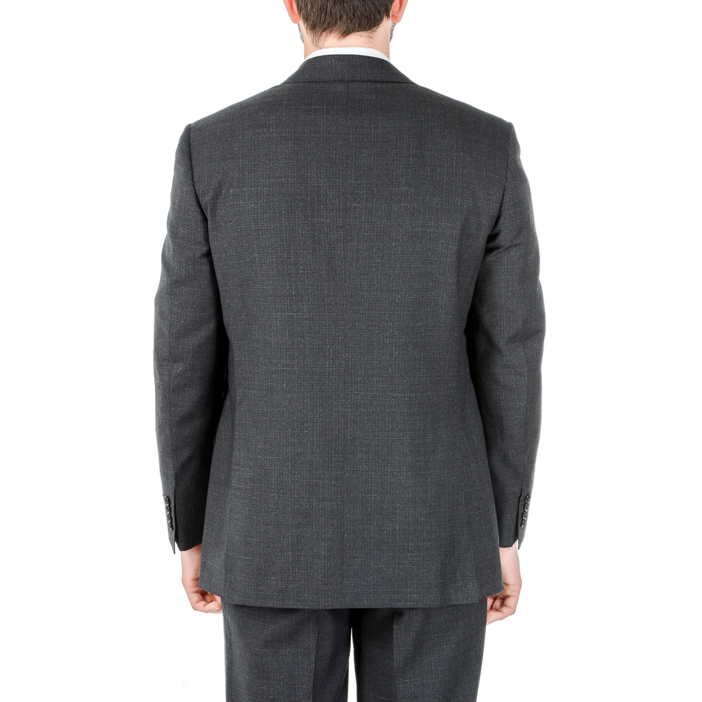 Canali Mens Suit Long Sleeves Dark Grey