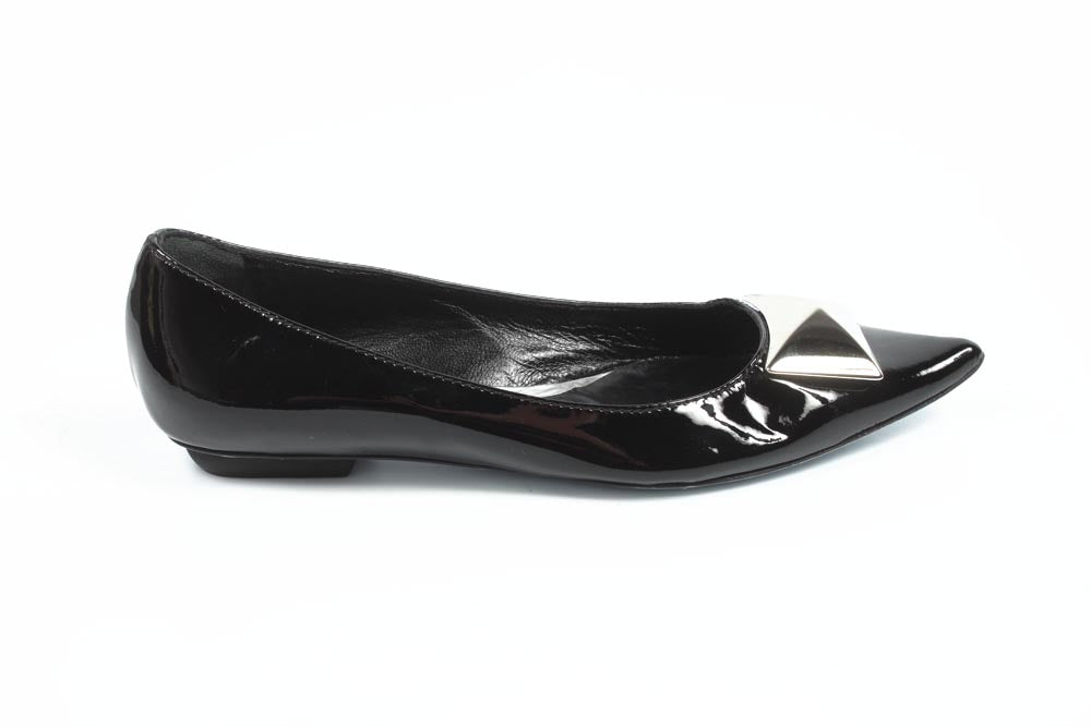 Sebastian Milano bailarina de mujer S2914M VERNICE NERA+NIKEL