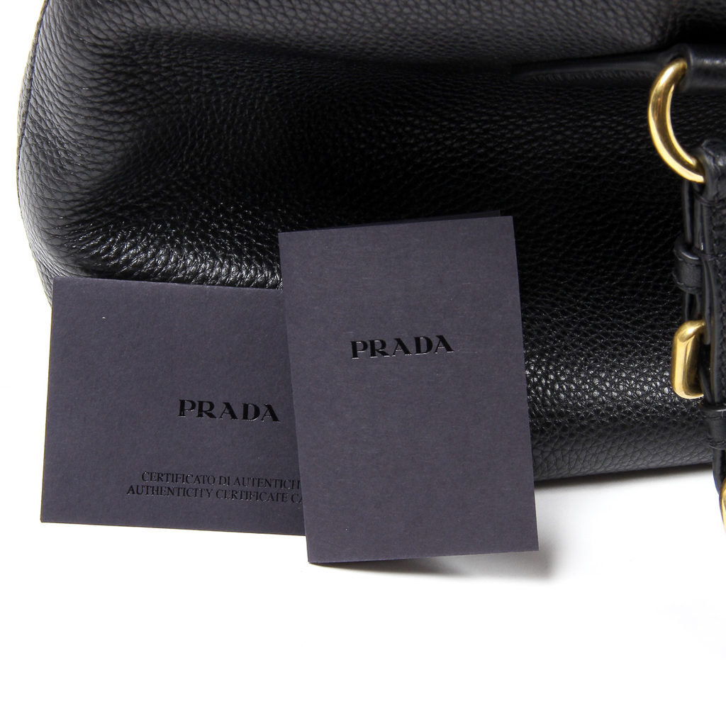 Bolso de mano Prada para mujer 1BG043 2E8K F0002 NERO VITELLO PHENIX
