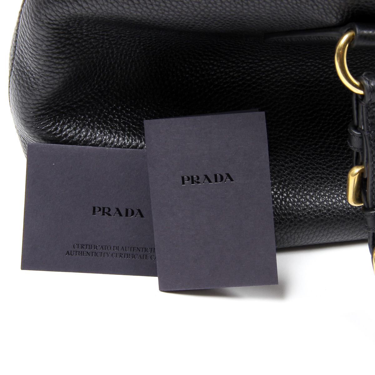 Bolso de mano Prada para mujer 1BG043 2E8K F0002 NERO VITELLO PHENIX