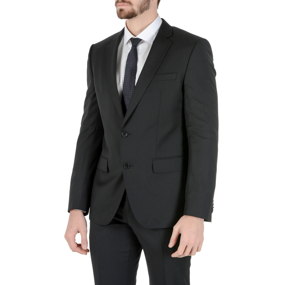 Traje negro para hombre de Hugo Boss: ¡UNA GRAN GENIO!