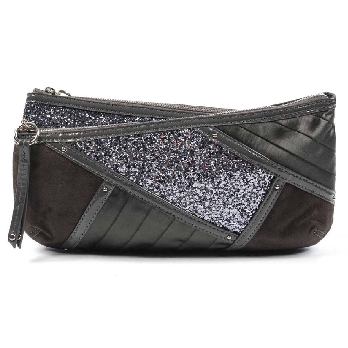 Bolso de mano para mujer Nine West 171801 GUNMETAL MUL
