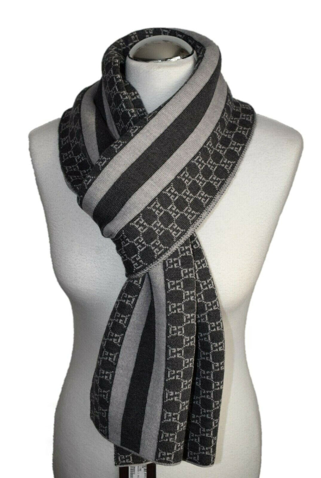 Bufanda Gucci para hombre 30x200 gris