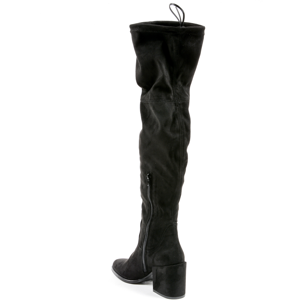 Andrew Charles Womens High Boot Black ALANNAH