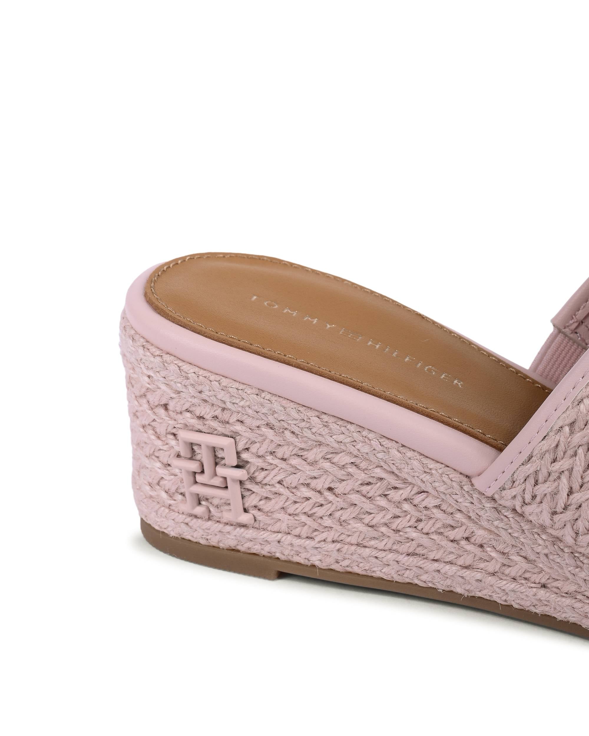 Tommy Hilfiger - Sandalias de cuña para mujer, color rosa, FW0FW07927TJQ