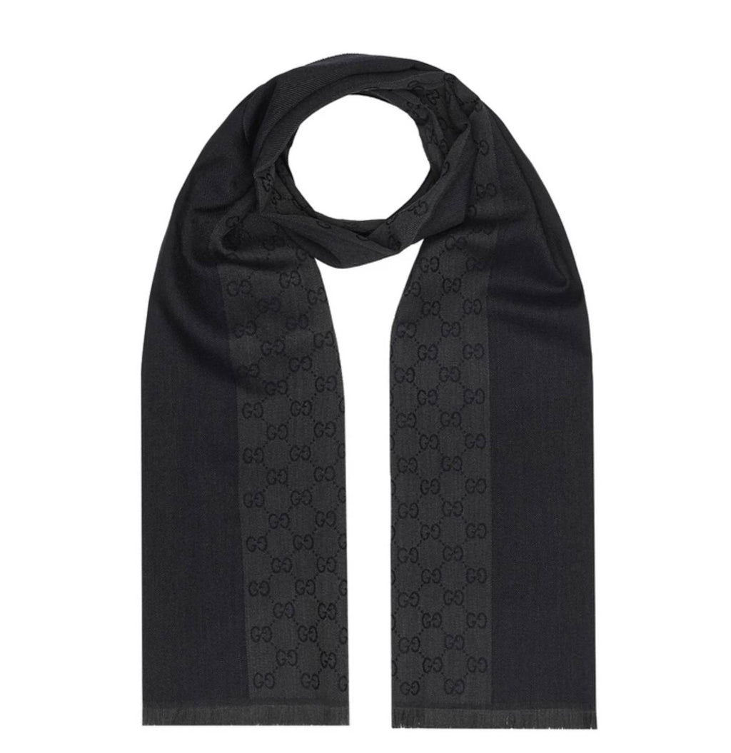 Bufanda Gucci para hombre 40x180 azul