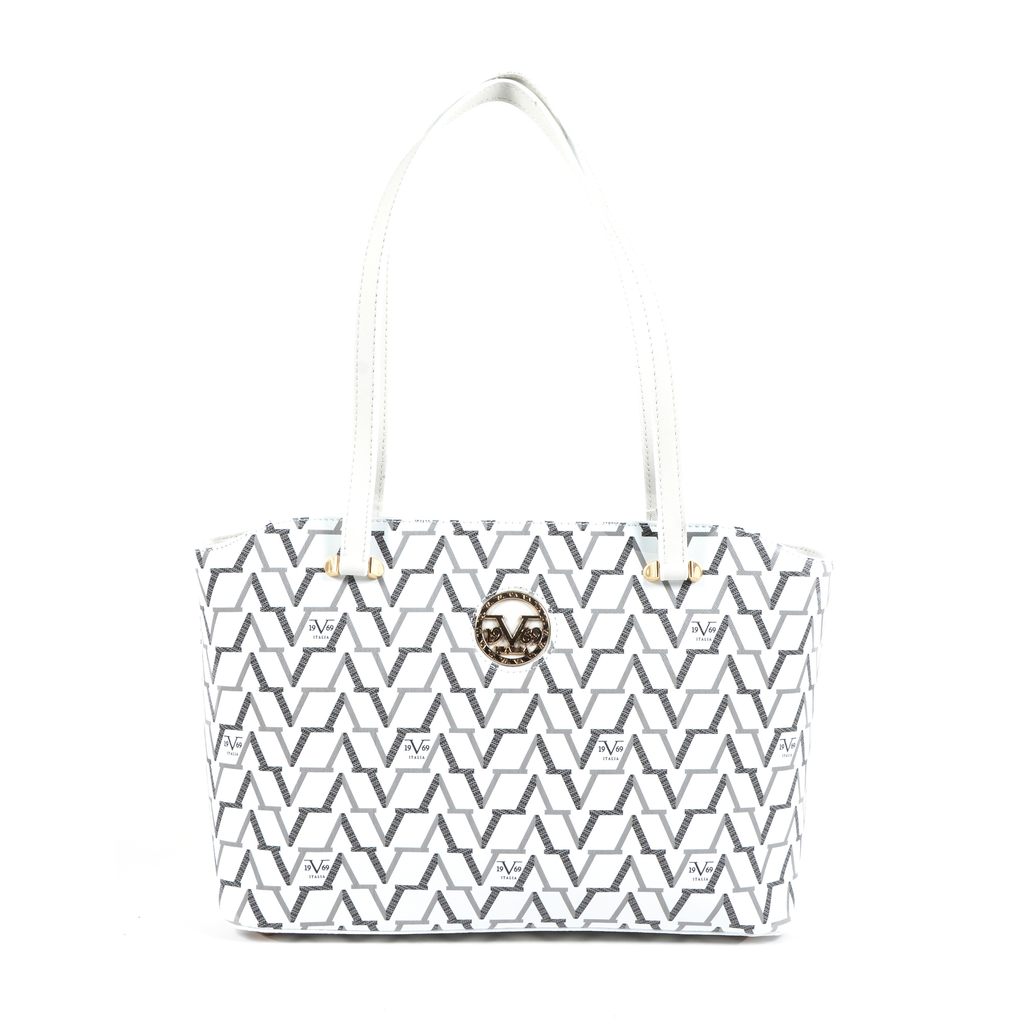 19V69 Italia Womens Handbag White 3604 WHITE