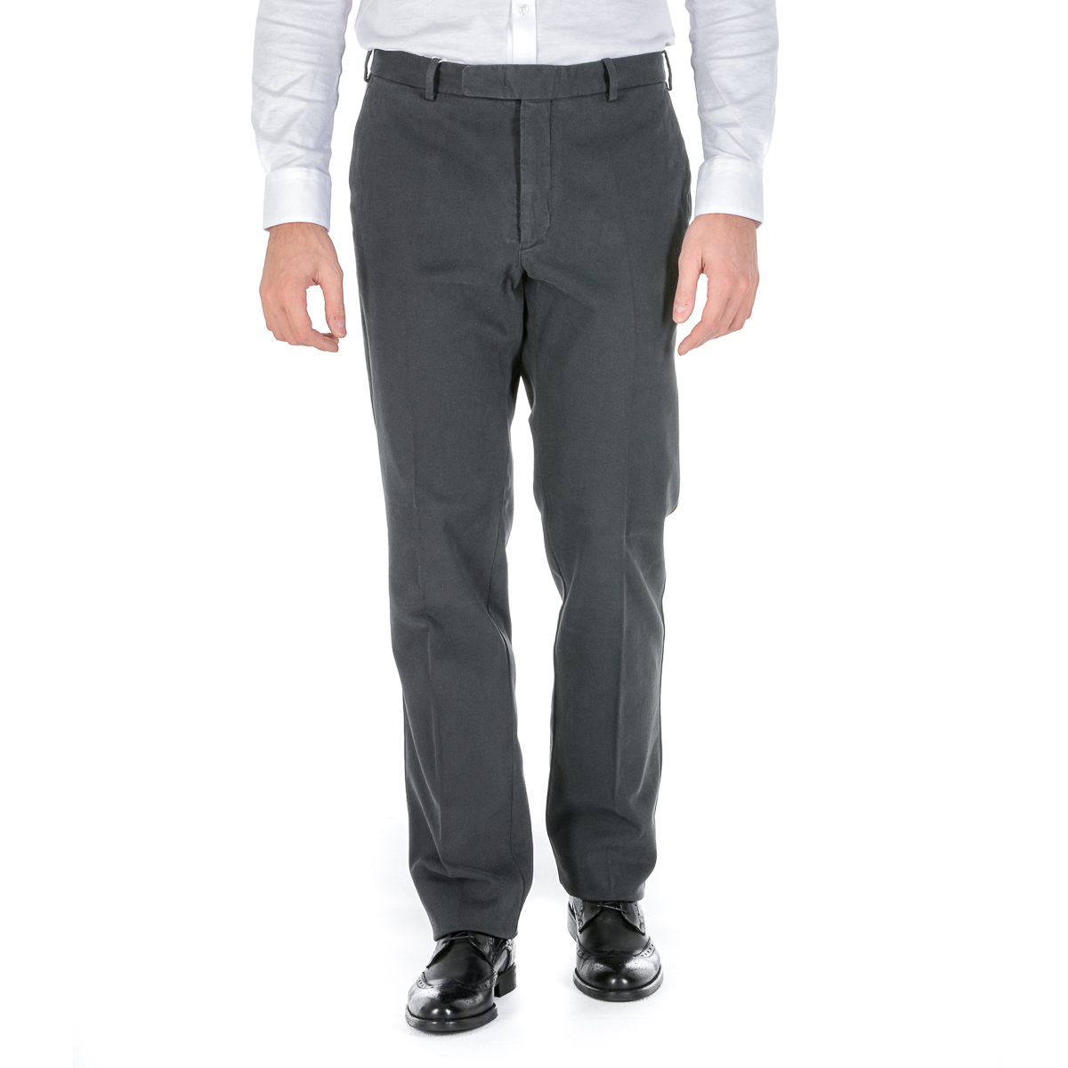 Armani Collezioni Mens Pants Dark Grey