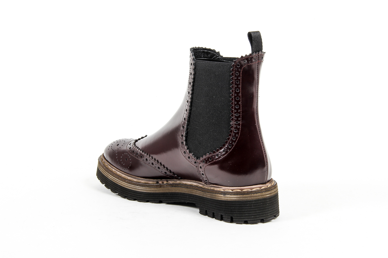 V 1969 Italia Botines para mujer Burdeos FAIRY