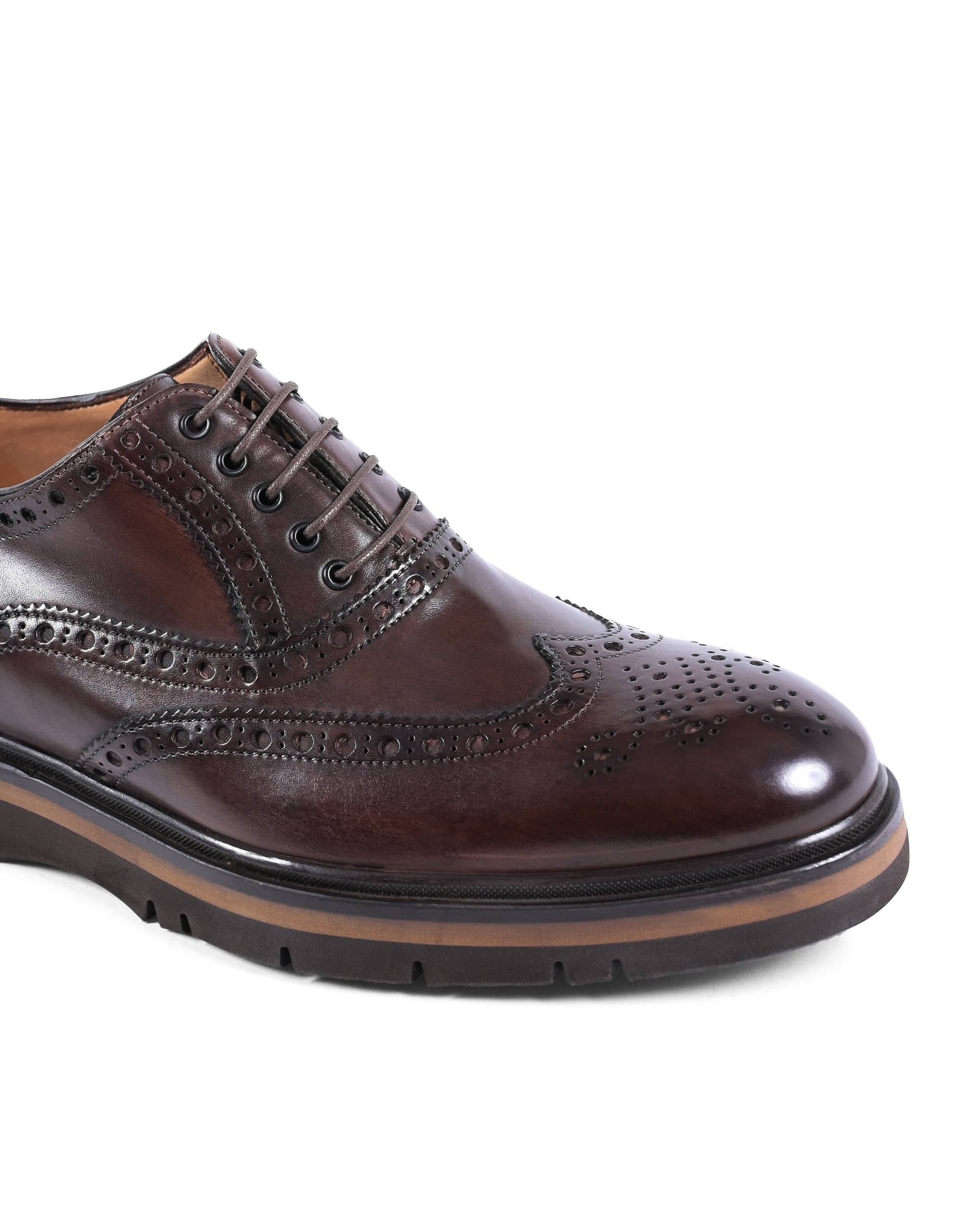 Zapatos brogue para hombre Dee Ocleppo EB129 VITELLO CACAO