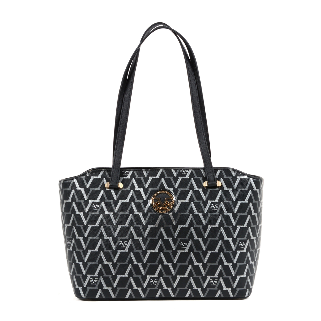 19V69 Italia Womens Handbag Black 3604 BLACK