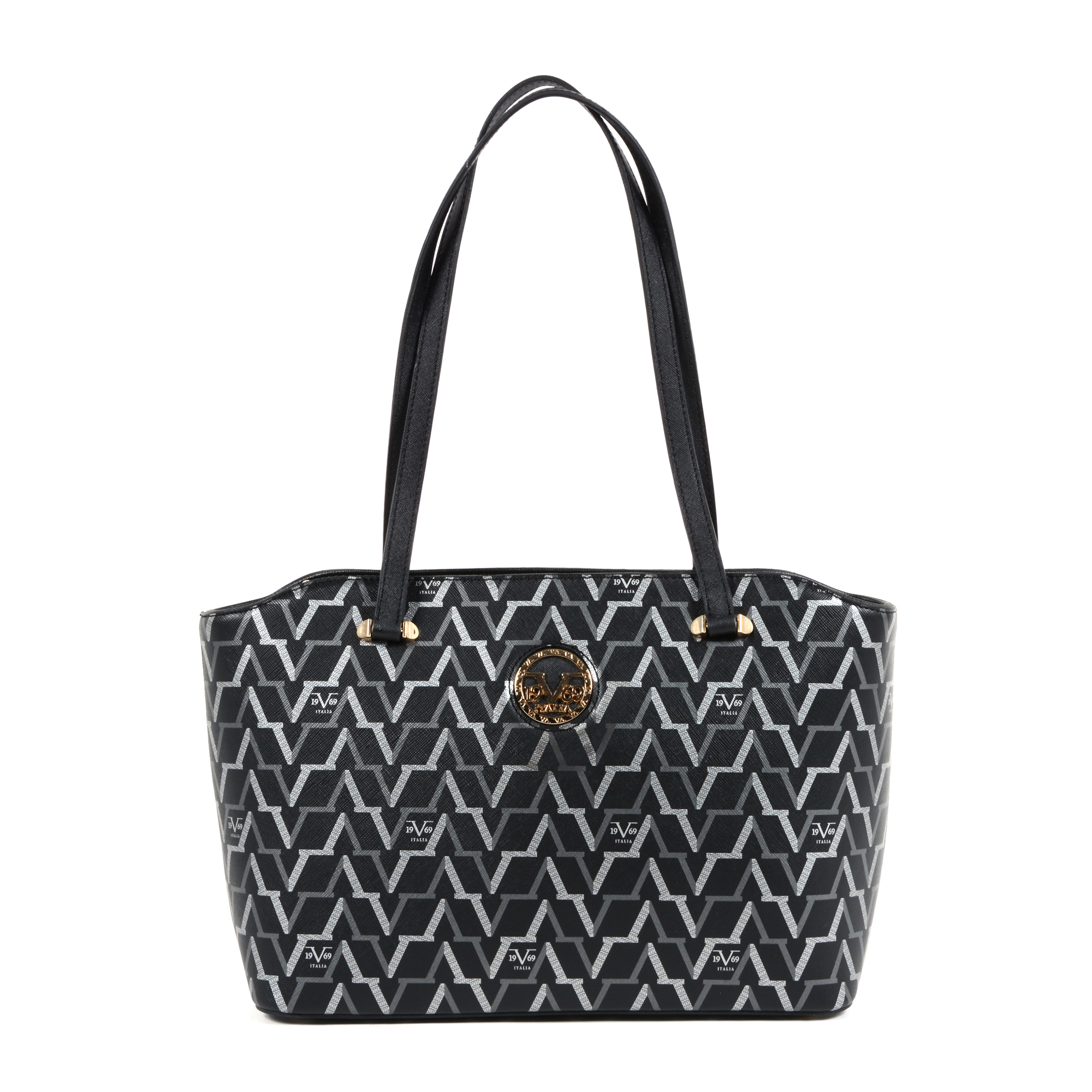 19V69 Italia Womens Handbag Black 3604 BLACK