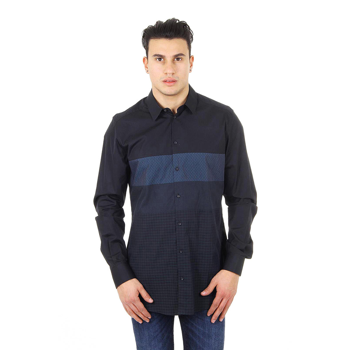 Camisa Dolce & Gabbana de manga larga para hombre G5CL6T G9U47 N0000