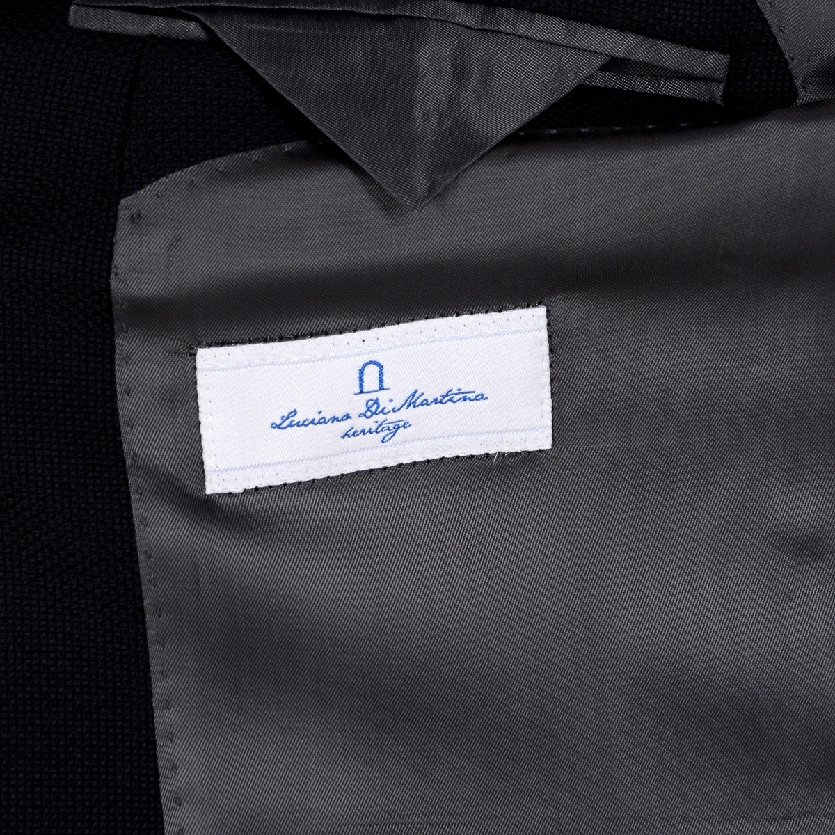 Chaqueta Luciano Di Martina para hombre, manga larga, azul oscuro
