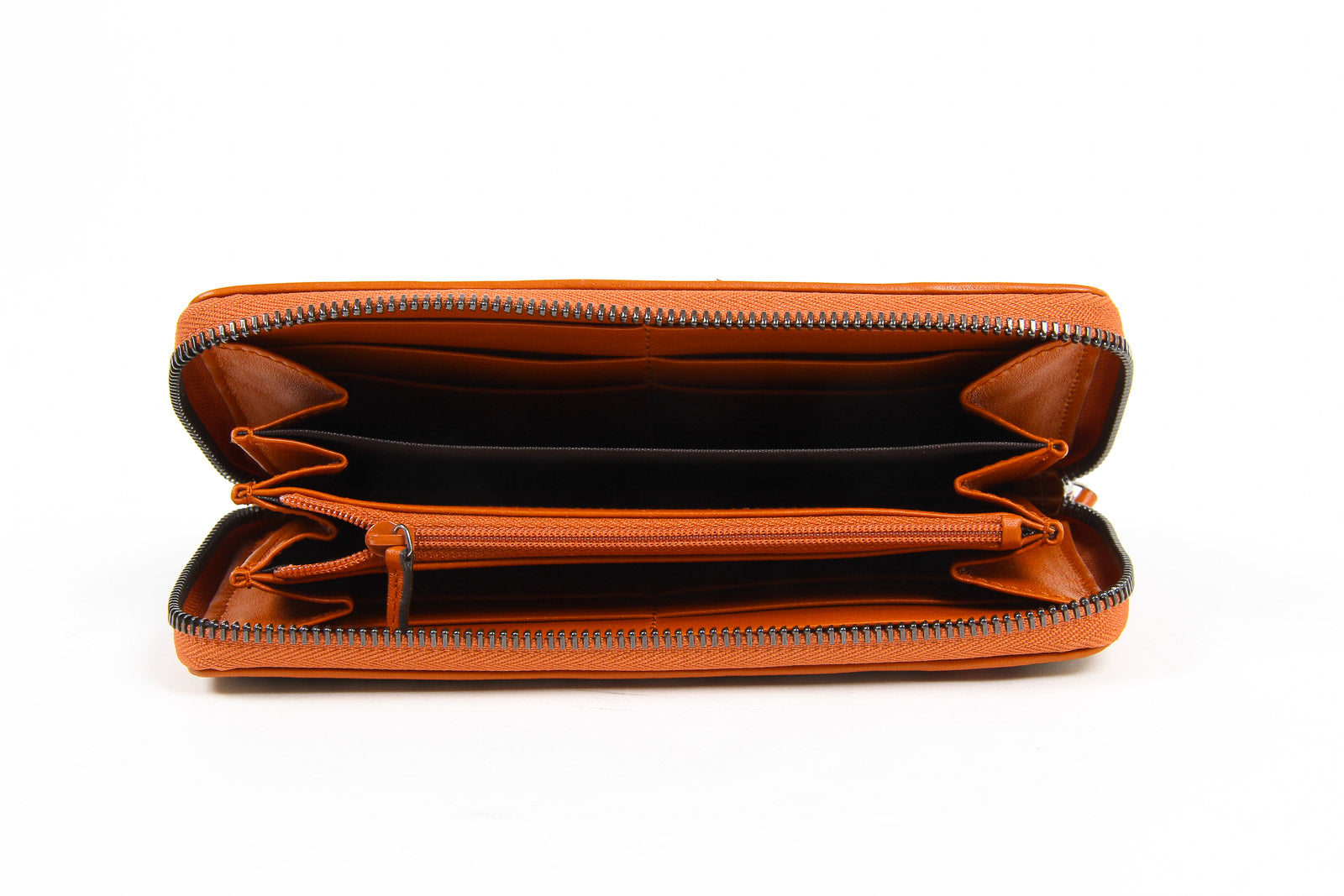 Cartera de mano con cremallera alrededor de lona Guccissima Web GG Supreme para hombre de Gucci