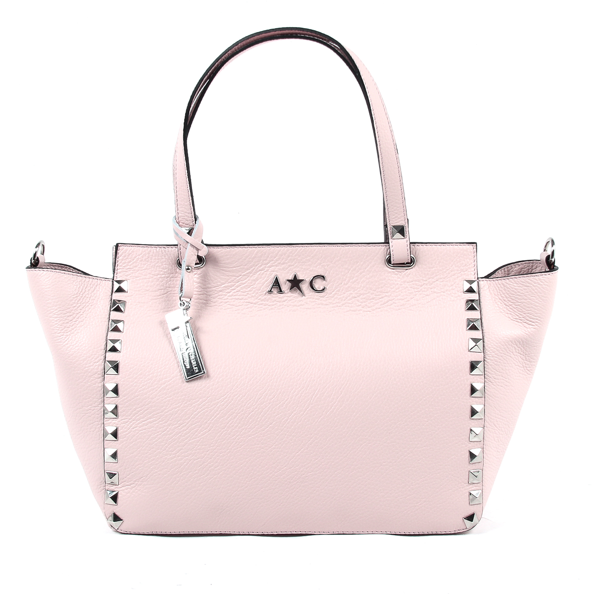 Andrew Charles Womens Handbag Pink JASMIN
