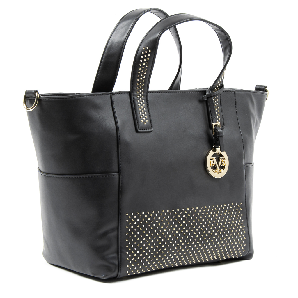 Bolso de mano para mujer V 1969 Italia negro VERONICA