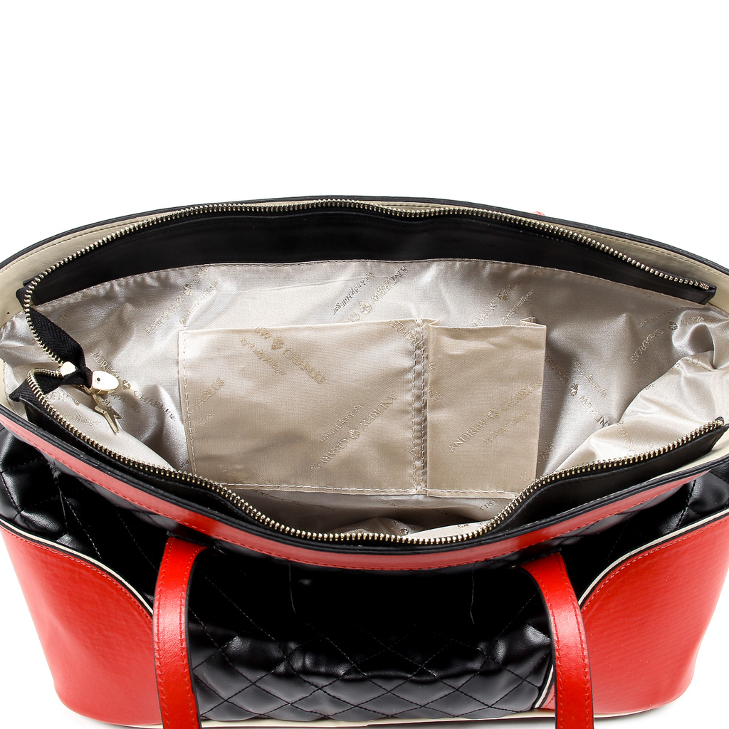 Bolso de mano para mujer Andrew Charles negro LILLI