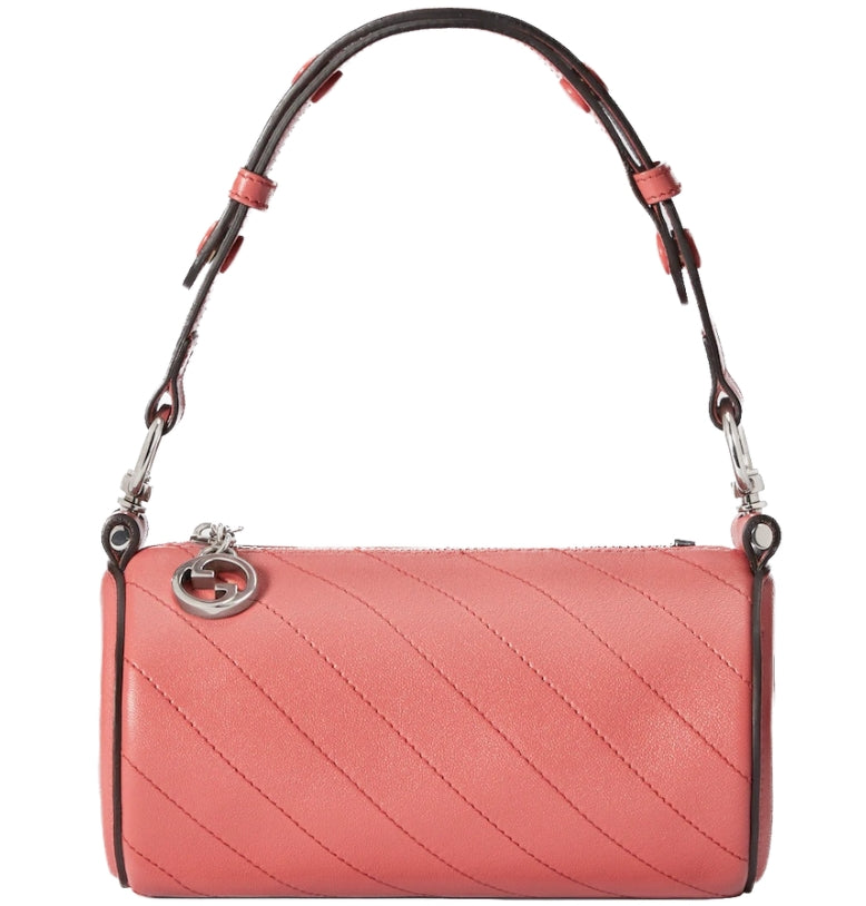 Bolso de hombro pequeño de piel Blondie
