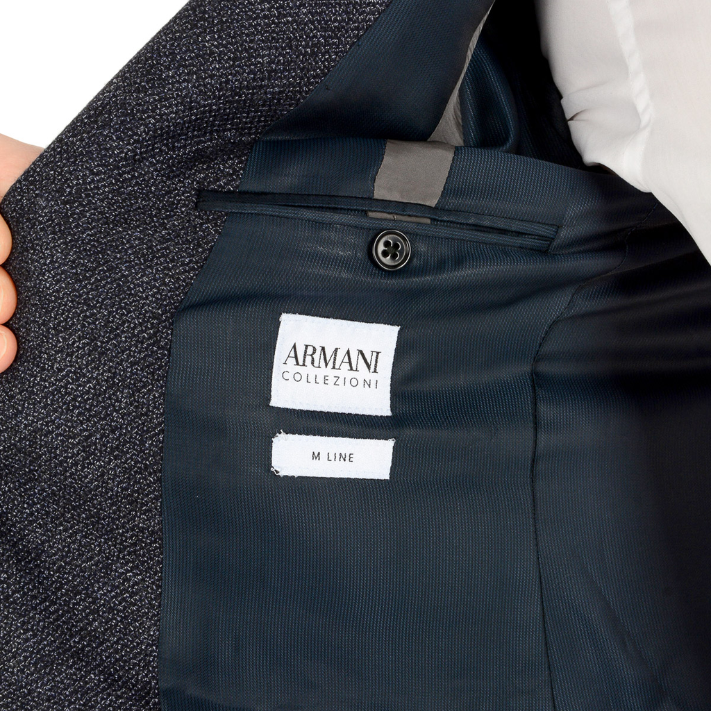 Armani Collezioni Mens Jacket Dark Blue