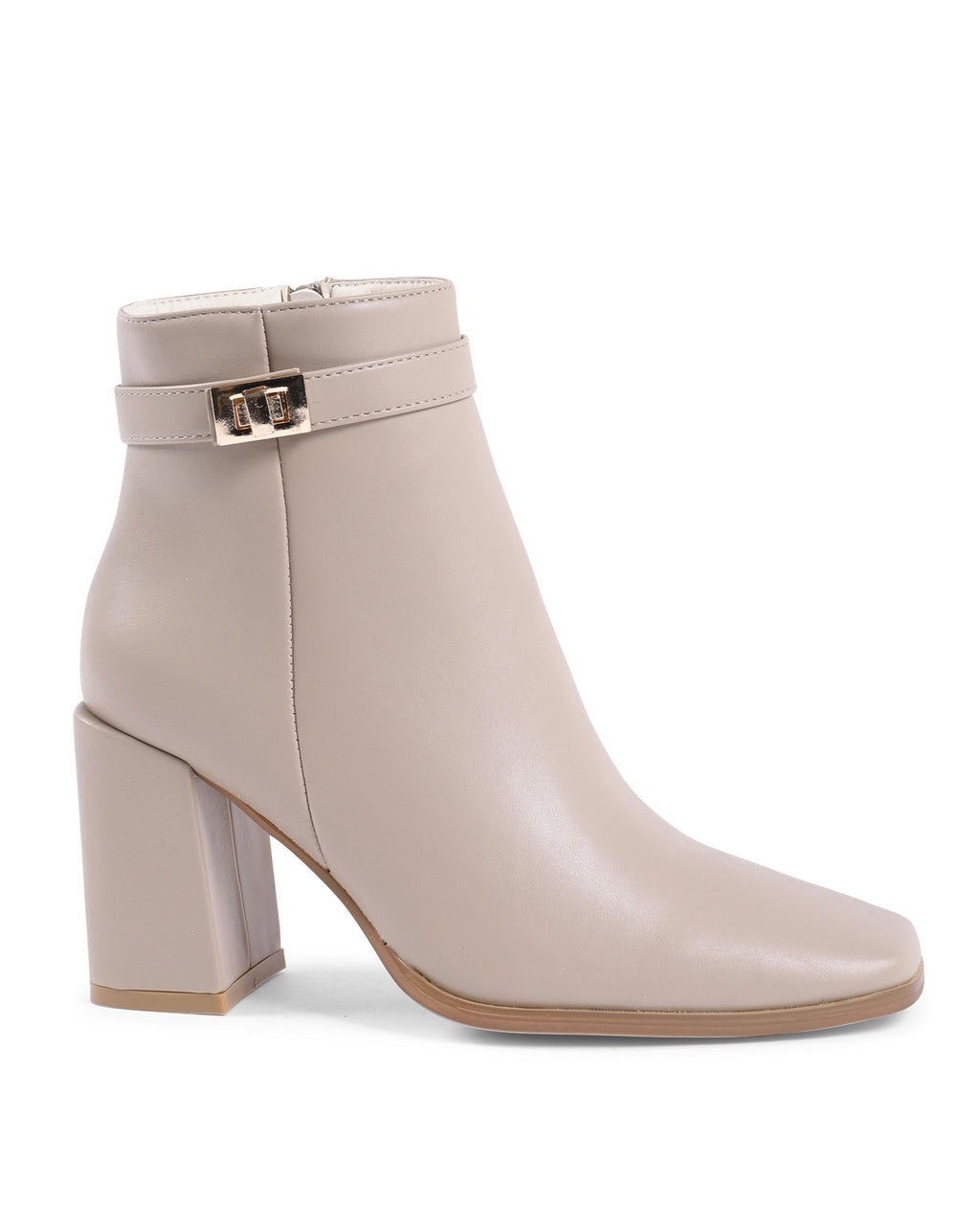 19V69 Italia Botines para mujer Beige X730 BEIGE