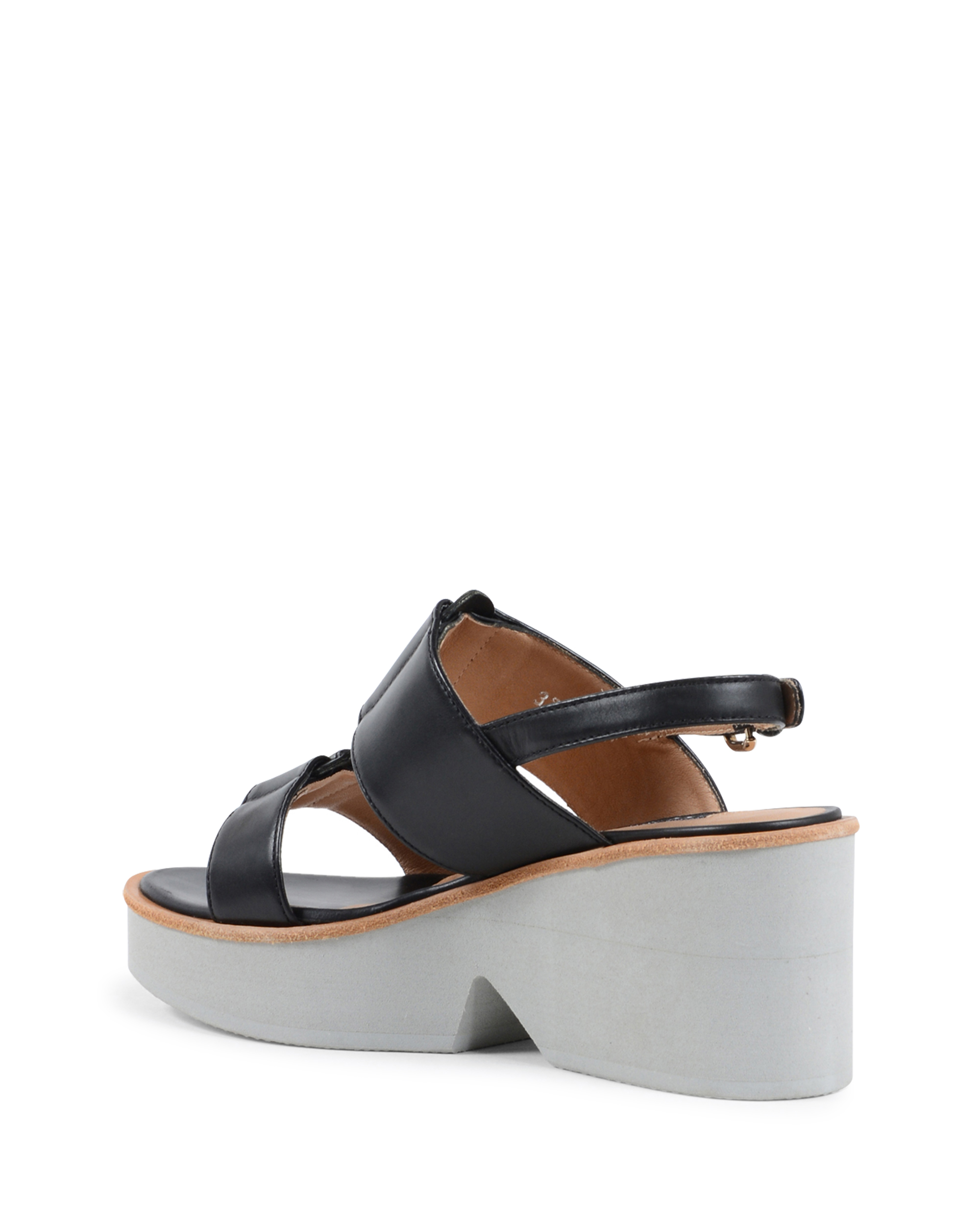 Fratelli Rossetti Womens Wedge Sandal Black 75256 LADY ANTIQUE NERO