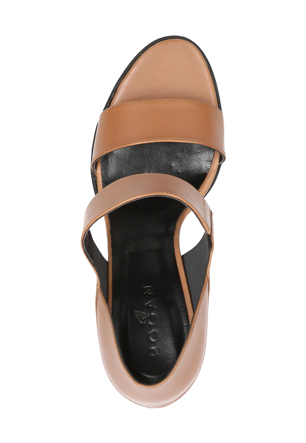 Sandalia Hogan para mujer marrón HXW1570D970SSDAC811
